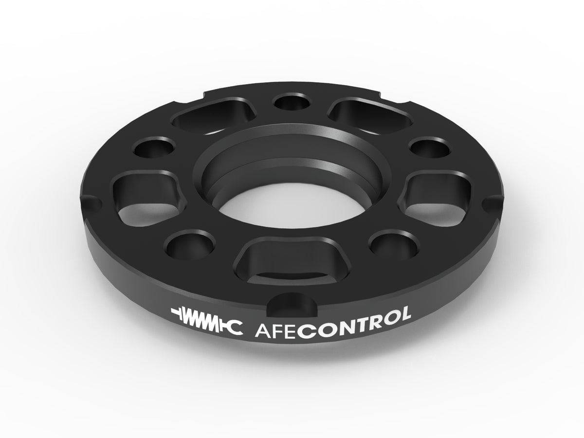 aFe Billet Aluminum Wheel Spacers 15mm 5x112 CB66.6 | Toyota GR Supra / BMW G-Series (610-721002-B)