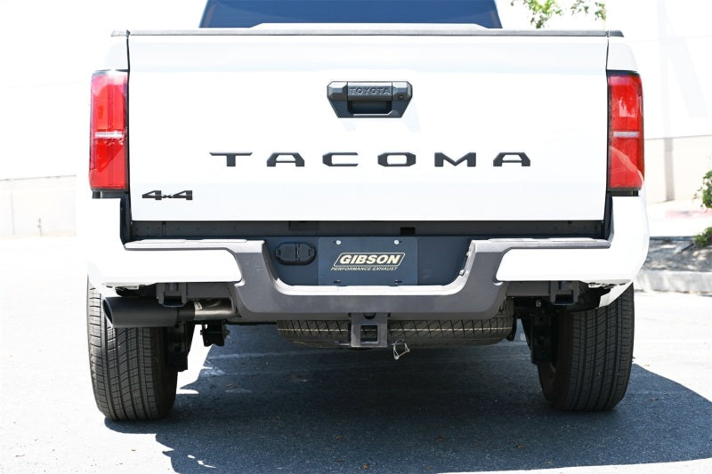 Gibson Black Elite 2.4L Double Cab Cat-Back Single Exhaust | Toyota Tacoma (24-25) (618822B)
