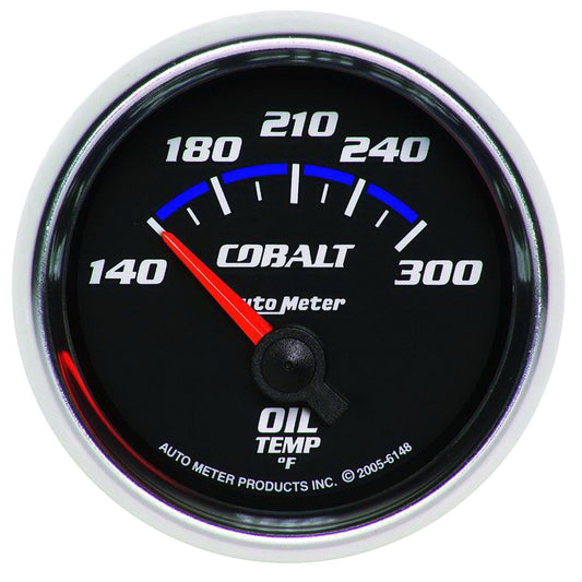 AutoMeter Cobalt 2 1/6in 140-300 Degree F Oil Temprature Gauge (6148)