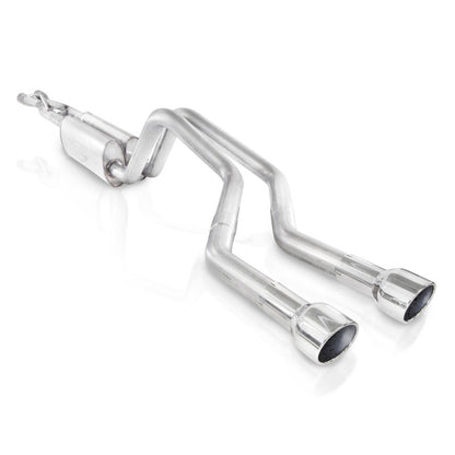 Stainless Works 2-1/2in S-Tube Exhaust Y-Pipe Side Bumper Exit | Chevrolet Trailblazer SS (06-09) (TBTDLMFCO)