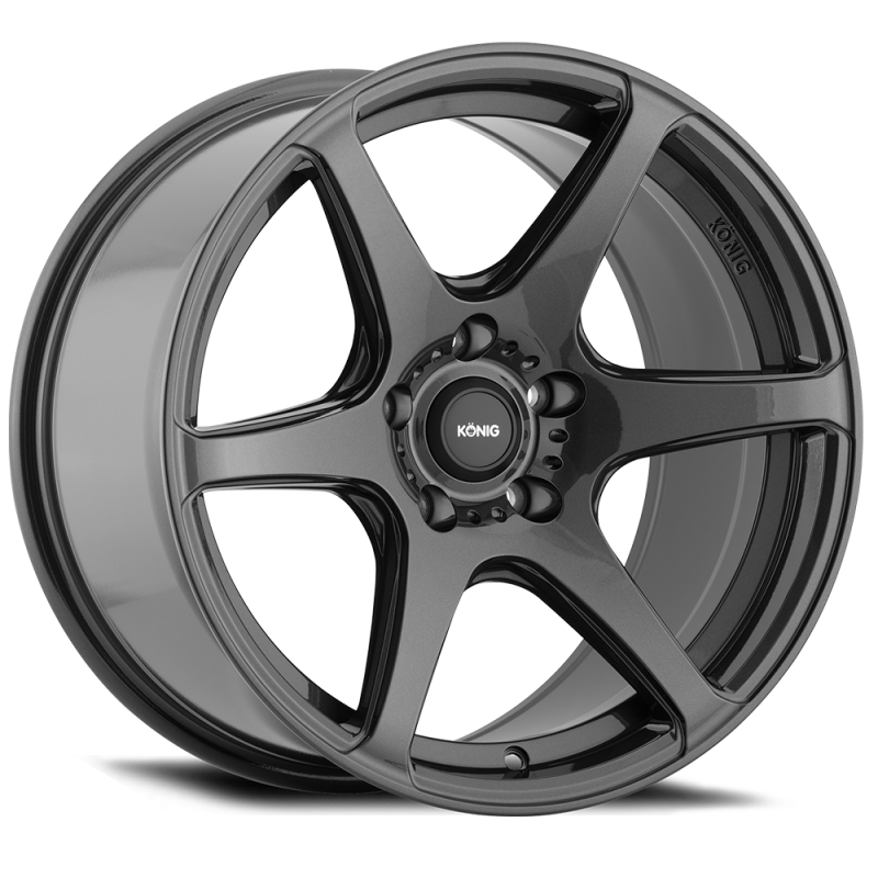 Konig Tandem Gloss Graphite | 17x8" +35mm | 5x114.3mm Wheel