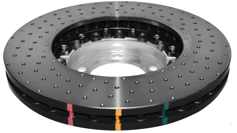 DBA 368mm Front 5000 Series Cross Drilled Rotor w/ Silver Hat | Porsche Cayenne (08) (DBA52592SLVXD)