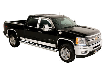 Putco 19-24 Chevrolet Silverado Crew Cab 6.5 Stand Box - 5.5in Wide - 10pcs Pro SS Rocker Panels