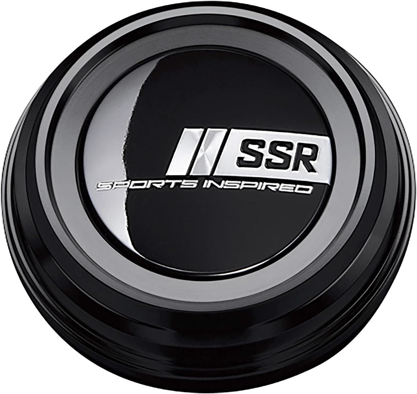 SSR Racing Sports Inspired Center Cap Aluminum A-Type Small/Low - Black