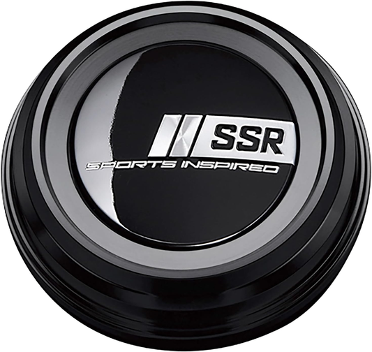 SSR Racing Sports Inspired Center Cap Aluminum A-Type Small/Low - Black