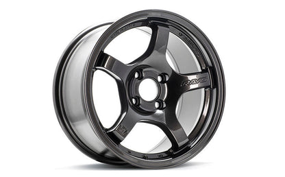 (set of 4) Gram Lights 57CR Super Dark Gunmetal | 15x8.0" +28mm | 4x100mm Wheel