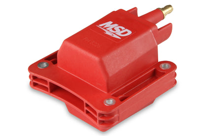 MSD 8226 Ignition Coil Dual Connector, Red, HEI Style