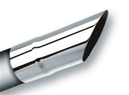 Borla SS 2.5in Single Round Angle-Cut Exhaust Tip | Universal (20107)