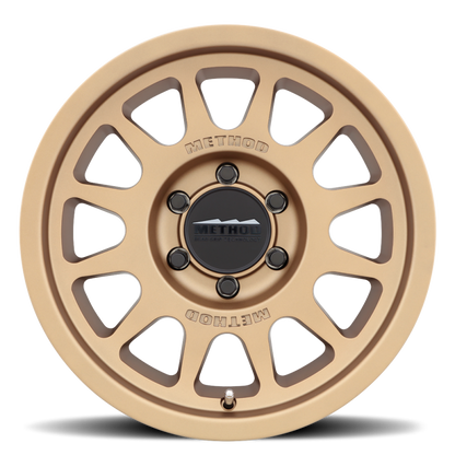 (set of 4) Method MR703 Bronze | 17x8.5" +0mm | 6x5.5in Wheel