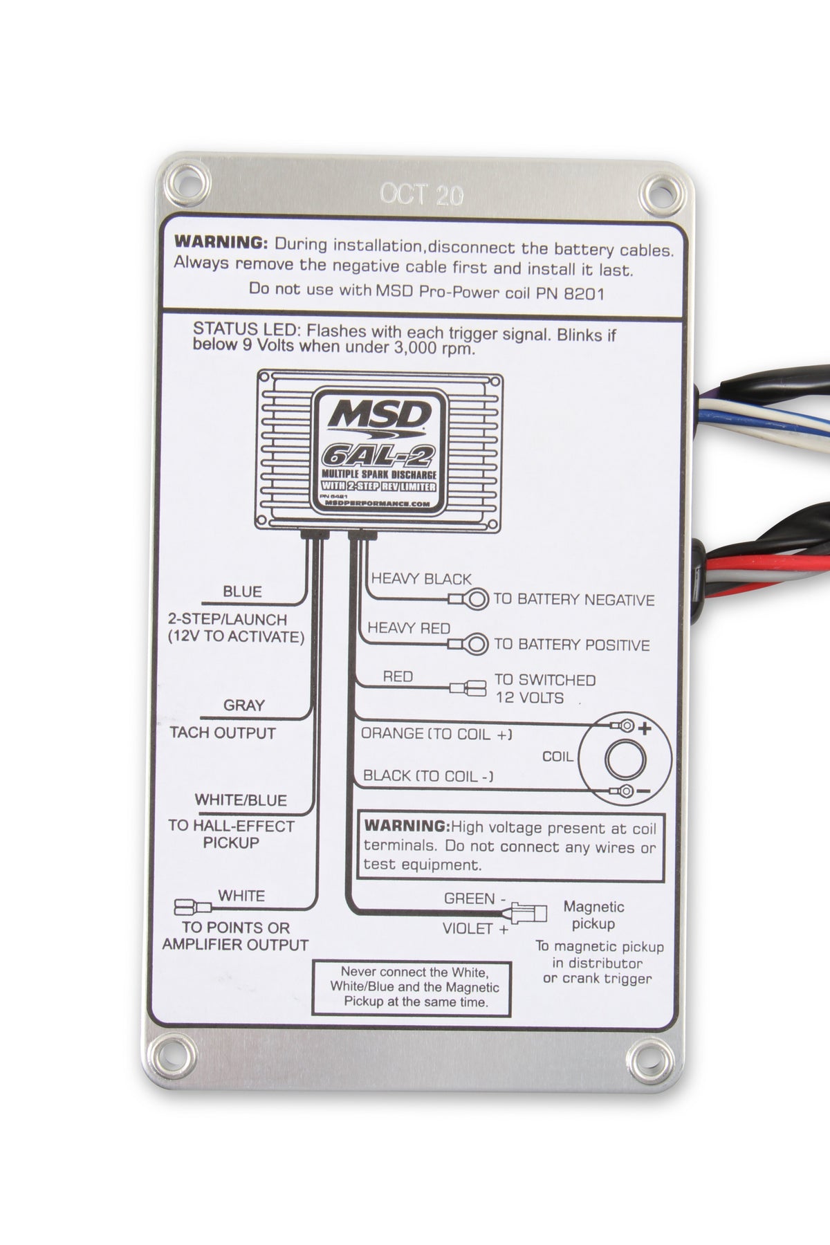 MSD 64213 6AL-2 Ignition Control-Black