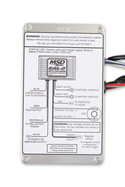 MSD 64213 6AL-2 Ignition Control-Black