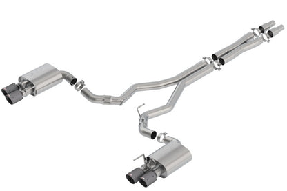 Borla 3in Atak Catback Exhaust w/ Valves | Ford Mustang GT (18) (140743CFBA)