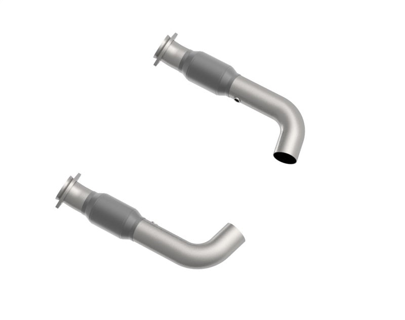 Kooks 3in Green Cat Dual Pipes | Ford Mustang 15-23, Mach-E 20-26 (11513300)