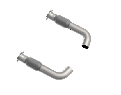 Kooks 3in Green Cat Dual Pipes | Ford Mustang 15-23, Mach-E 20-26 (11513300)