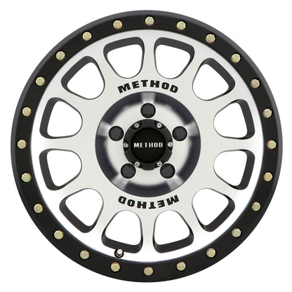 Method MR305 NV Machined - Matte Black Lip | 17x8.5" +0mm | 5x5.5mm Wheel