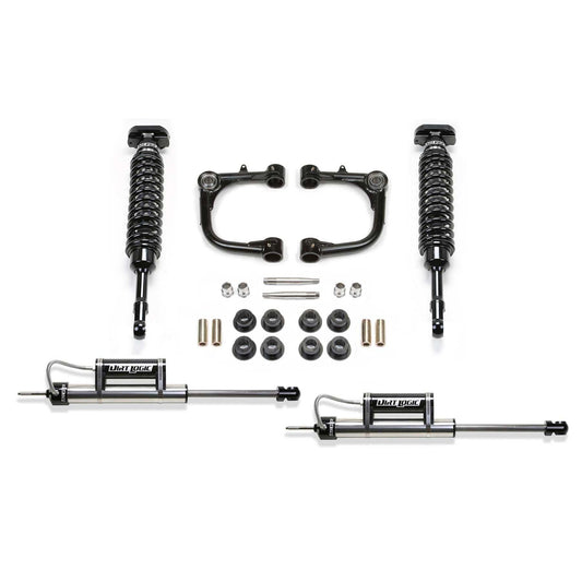 Fabtech 3" Upper Control Arms & 2.5" Dual Rate Coilover System w/ Dual Rate Reservoir Rear Shocks | Toyota FJ Cruiser 4WD (06-09) (K7031DL)