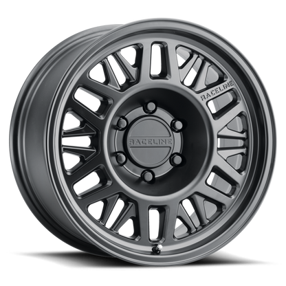(set of 4) Raceline 451 Ryno Satin Black | 17x8.5" +0mm | 6x139.7mm Wheel
