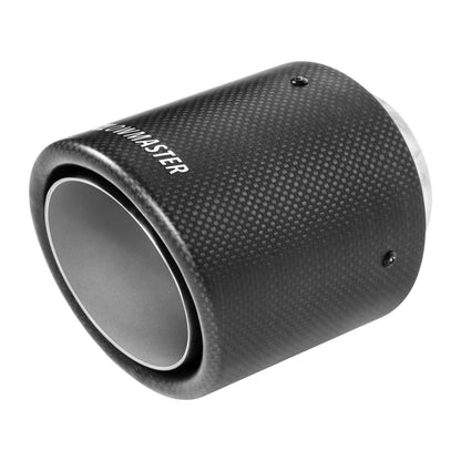Flowmaster SS Tip 2.50in x 4in Carbon Fiber For Universal (15400)