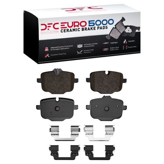 DFC 14-26 BMW 5 Series G30 Rear Euro 5000 Ceramic Pads & Hardware | G30 (1600-1850-01)