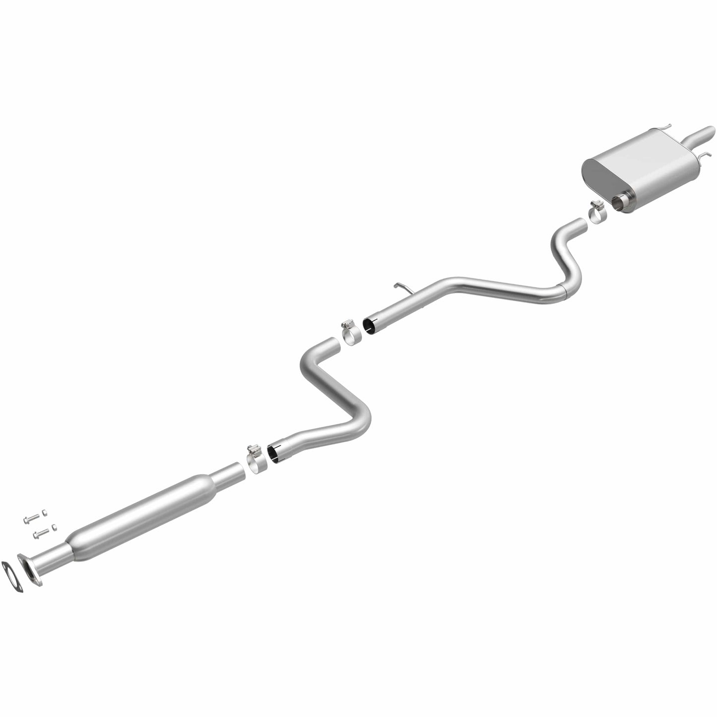 BRExhaust 2006-2011 Chevrolet Stainless Steel Direct-Fit Replacement Exhaust System