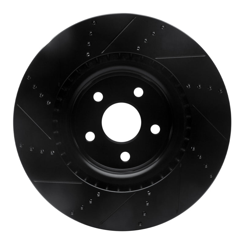 DFC D&S Black Brake Rotor (FRONT RIGHT): Dodge Durango (12-25)