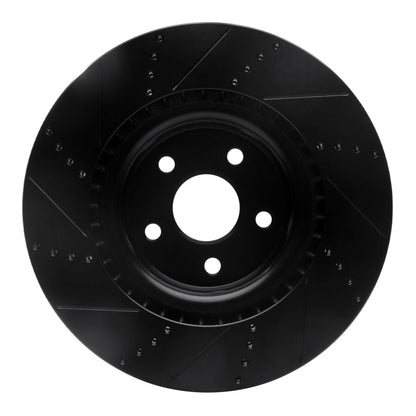 DFC D&S Black Brake Rotor (FRONT RIGHT): Dodge Durango (12-25)