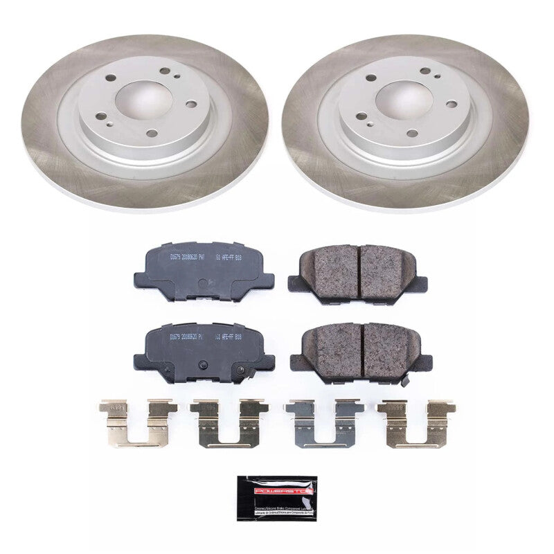 PowerStop 13-20 Mitsubishi Outlander Sport Rear Semi-Coated Rotor Kit (SC6976)
