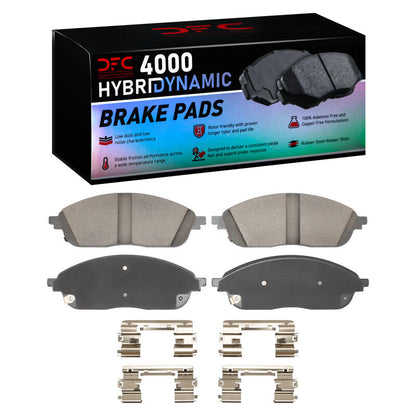 DFC 4000 HybriDynamic Brake Pads and Hardware Kit (FRONT): Jeep Grand Cherokee (21-25)