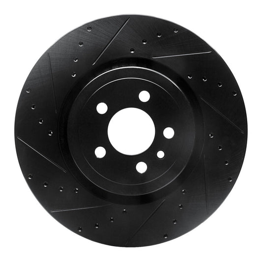 DFC D&S Black Brake Rotor (FRONT LEFT): Dodge Charger (14-23)