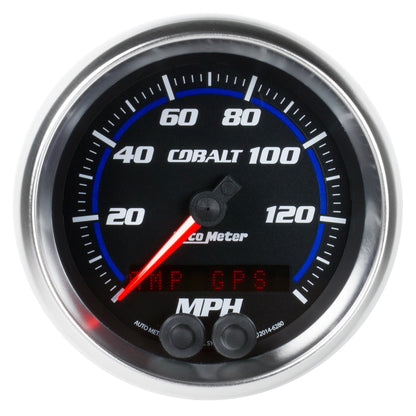 AutoMeter Cobalt 3-3/8in 0-140MPH In-Dash Electronic GPS Programmable Speedometer (6280)