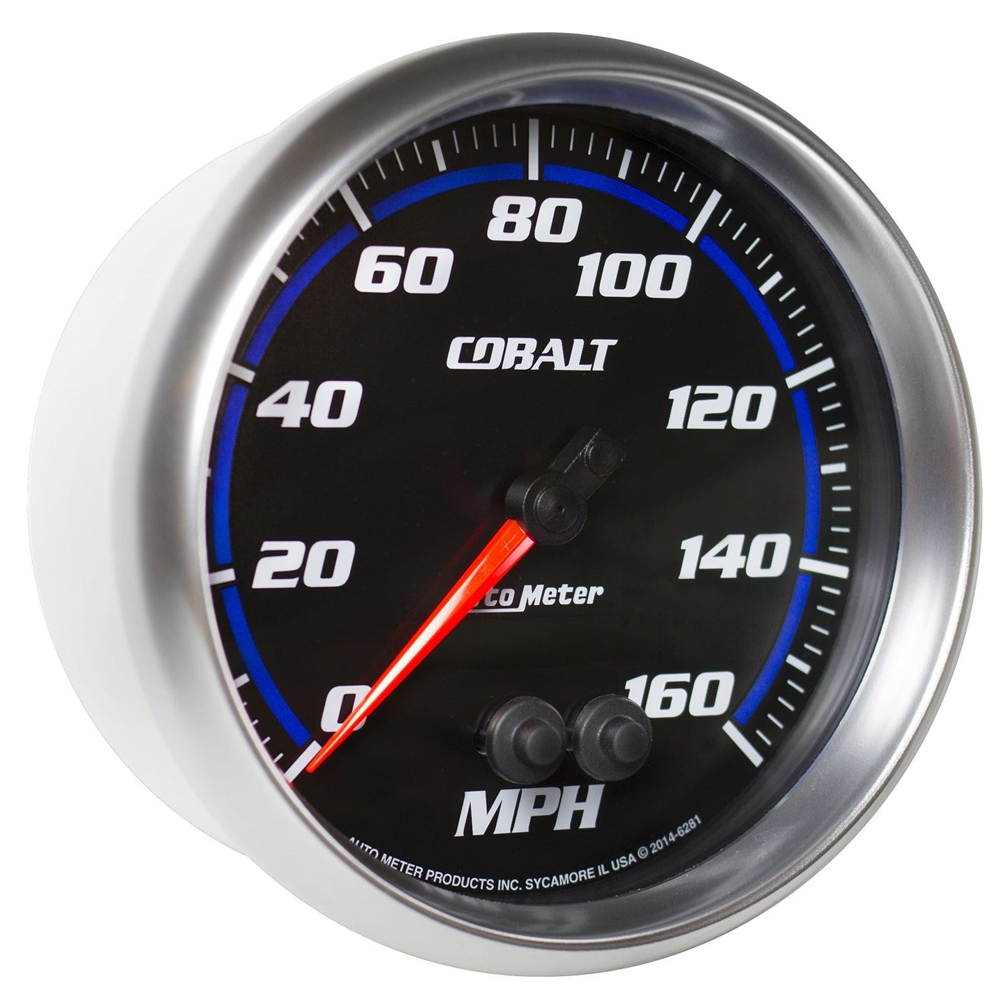 AutoMeter Cobalt 5in 0-140MPH In-Dash Electronic GPS Programmable Speedometer (6281)