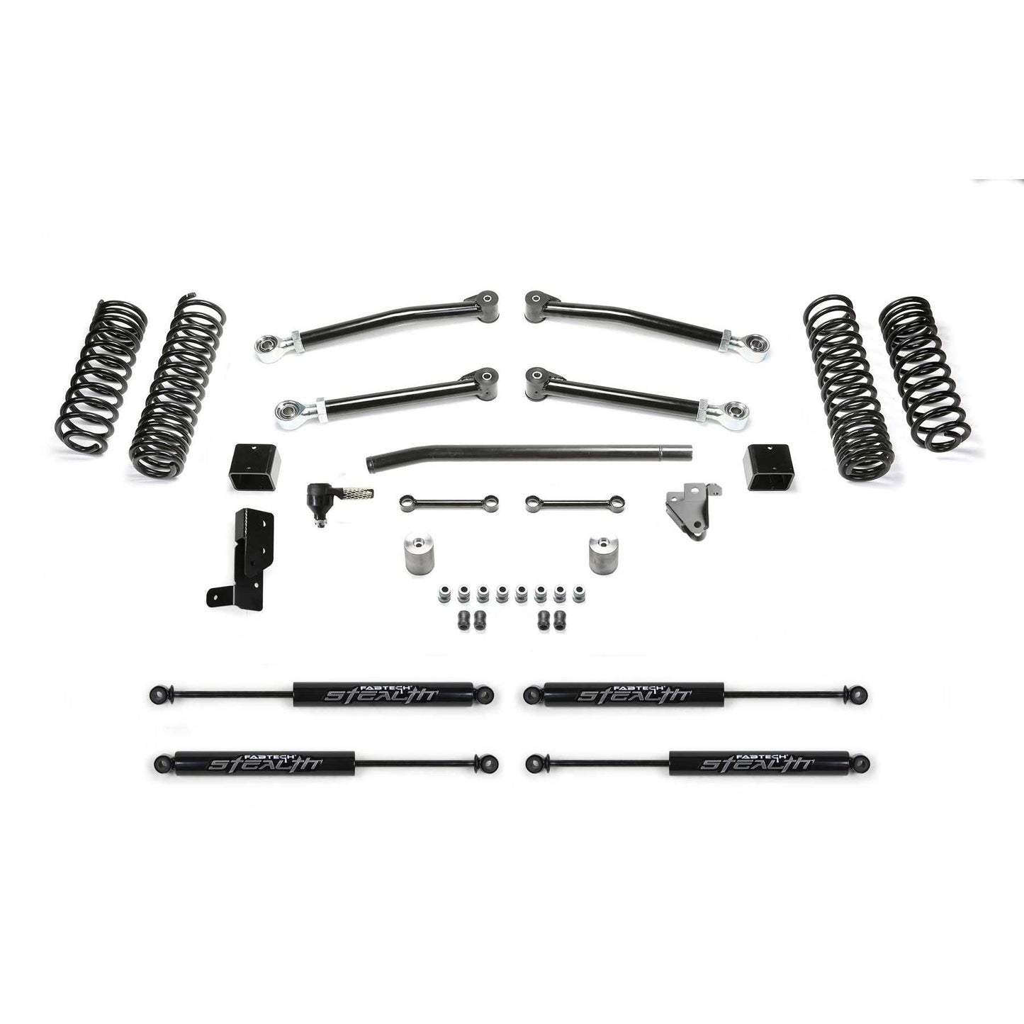 Fabtech 5" Trail w/ Stealth Suspension Kit | Jeep JL 4WD 4-Door (18-22) (K4140M)