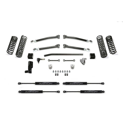 Fabtech 5" Trail w/ Stealth Suspension Kit | Jeep JL 4WD 4-Door (18-22) (K4140M)