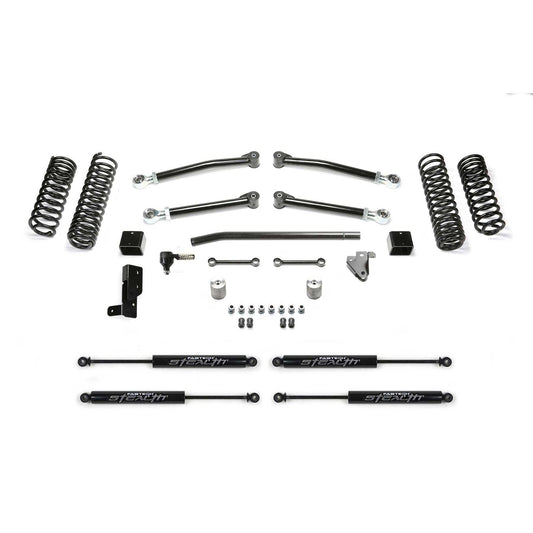 Fabtech 3" Trail w/ Stealth Suspension System | Jeep JL 4WD 4-Door (18-22) (K4117M)