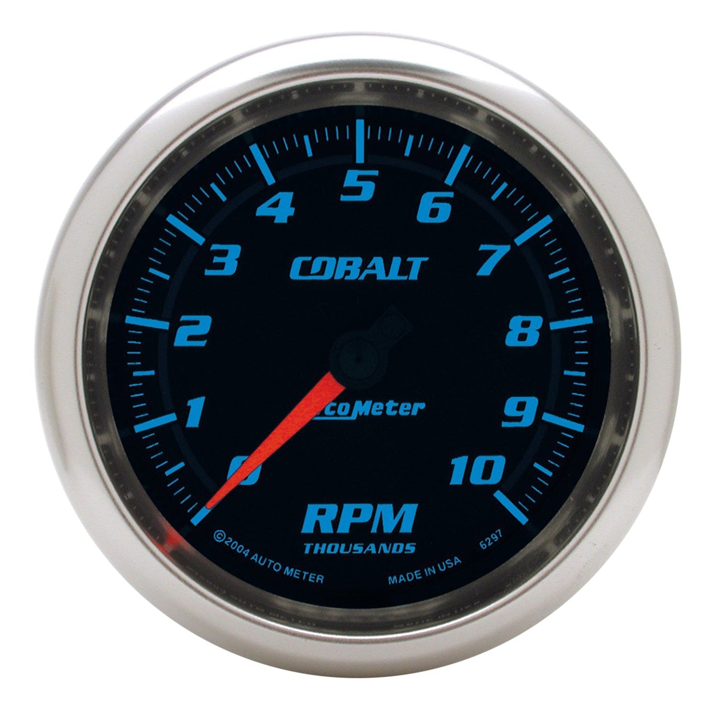 AutoMeter Cobalt 3-3/8in 10,000RPM In-Dash Tachometer (6297)