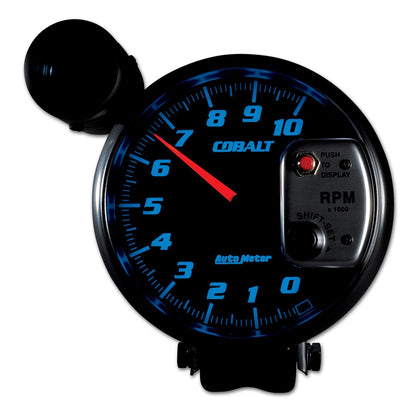 AutoMeter Cobalt 5 inch 10000 RPM Tachometer w/ Shift Light (6299)
