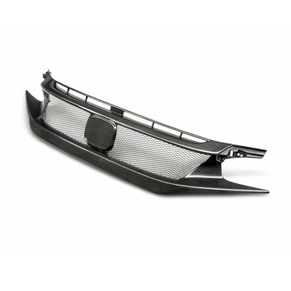 Seibon CV-Style Carbon Fiber Front Grill | Honda Civic Type R (17-18) (FG17HDCVR-CV)