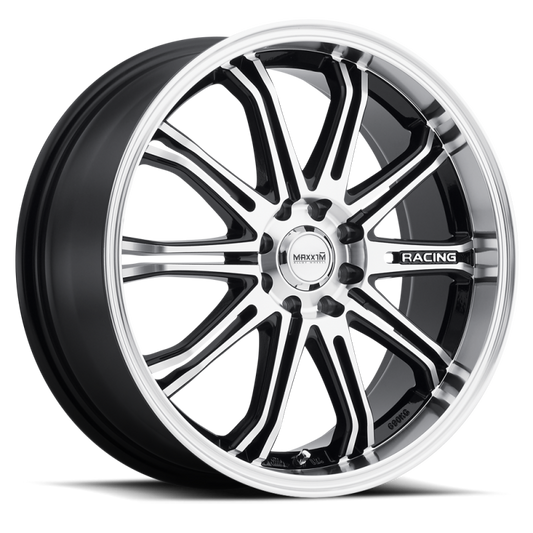 Konig Maxxim Ferris Black Machine Face | 15x6.5" +38mm | 8x100/114.3mm Wheel