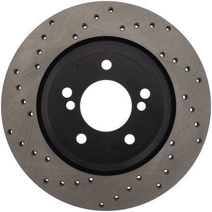 StopTech 128.34054R Sport Cross-Drilled Disc Brake Rotor for 00-06 M3 M5