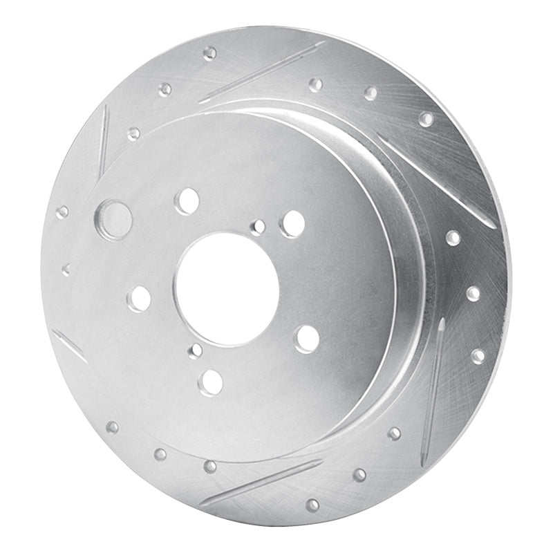 R1 Concepts 12-23 Subaru Crosstrek Rear D&S Slotted/Drilled Rotor (631-13025L)