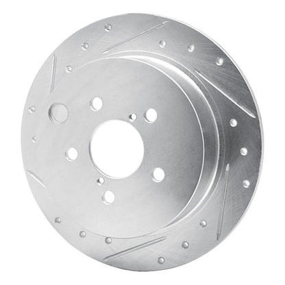 R1 Concepts 12-23 Subaru Crosstrek Rear D&S Slotted/Drilled Rotor (631-13025L)
