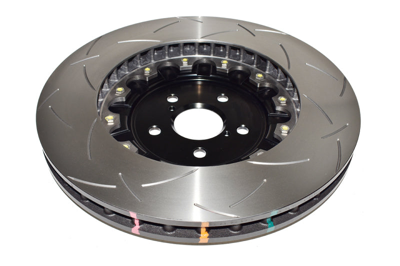 DBA 5000 Series T3 Slotted Front Rotor w/ Black Hat | Lexus GS F (16-20) (DBA52788BLKS)
