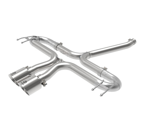 aFe Takeda 2-1/2in SS Axle-Back Exhaust w/ Blue Flame Tip | Honda Civic 17-21 (49-36625-L)