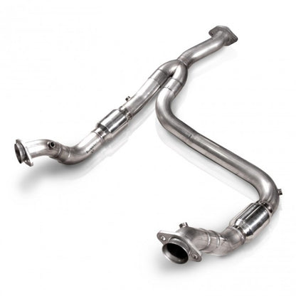 Stainless Works 3in Downpipe High-Flow Cats Y-Pipe | Ford F-150 09-14 (FTECODPCAT)
