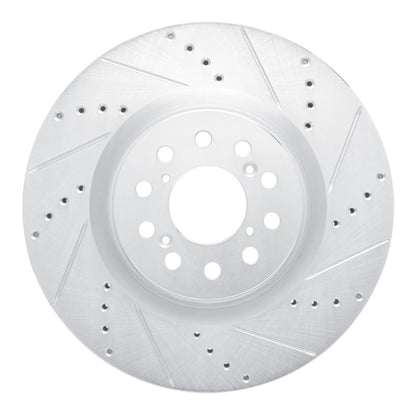 R1 Acura Integra 16-26 Drilled Slotted Brake Rotor