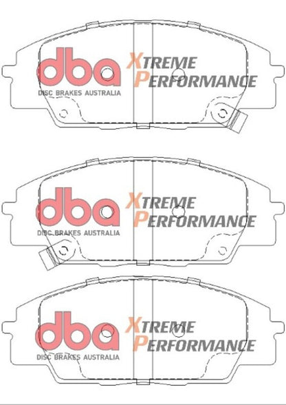 DBA XP Performance Front Brake Pads | Honda Civic Si (06-11) (DB1452XP)