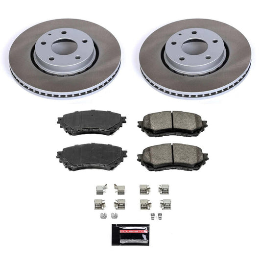 PowerStop 2021 Mazda 6 Front Semi-Coated Rotor Kit (SC8840)