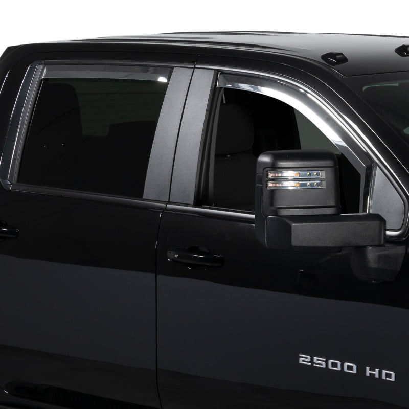 Putco Chrome Window Visors | Chevy Silverado LD 14-18 4D Double Cab (480442)