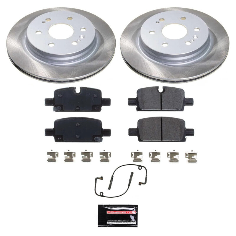 PowerStop 21-23 GMC Yukon XL Rear Semi-Coated Rotor Kit (SC8173)