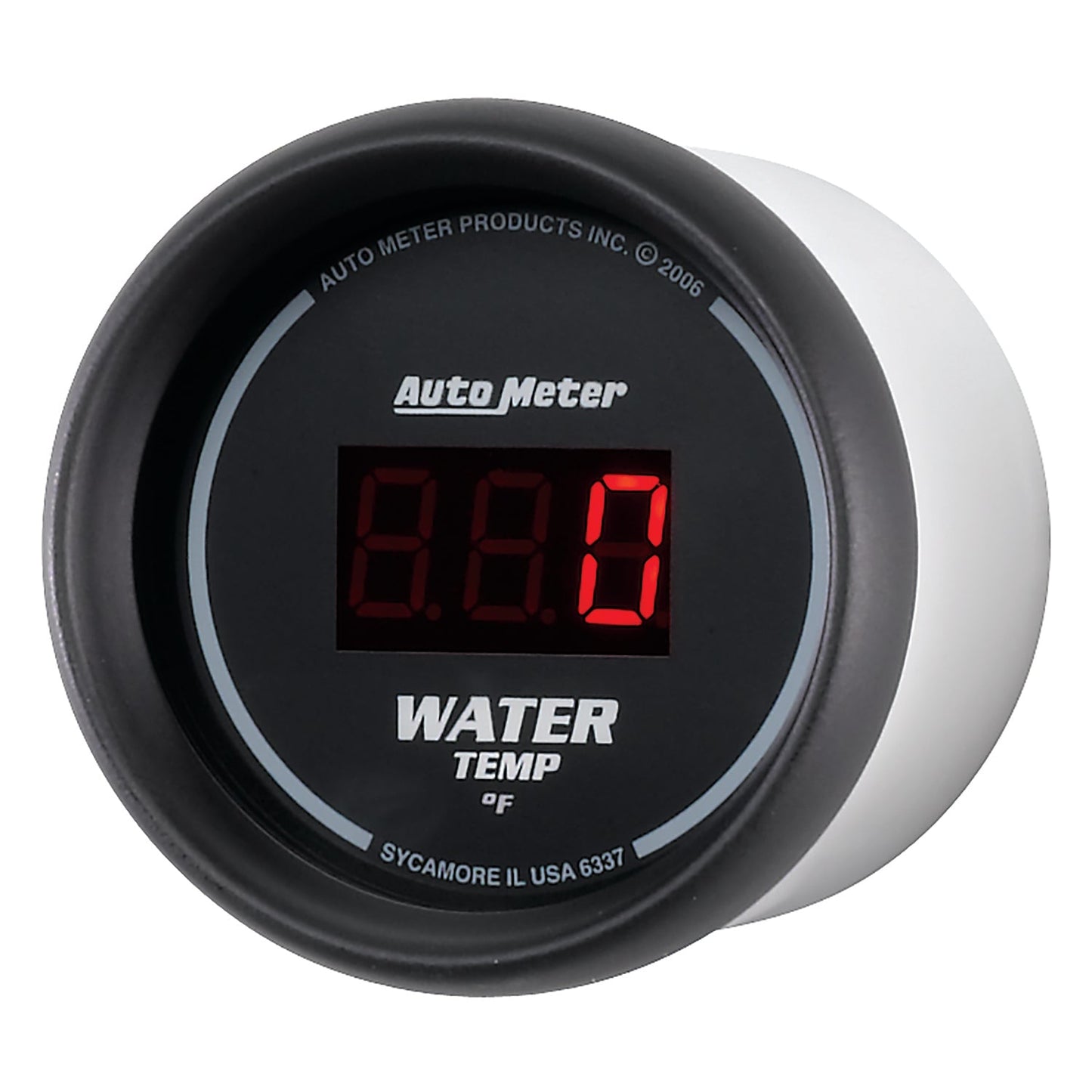 AutoMeter Black 0-300 F Digital Water Temp Gauge (6337)